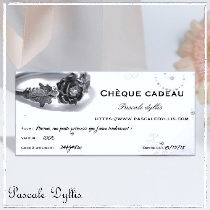 E Carte Cadeau A Offrir E Cheque Cadeau Montant Personnalise Ou Au Choix De A 0 Pascaledyllis Com